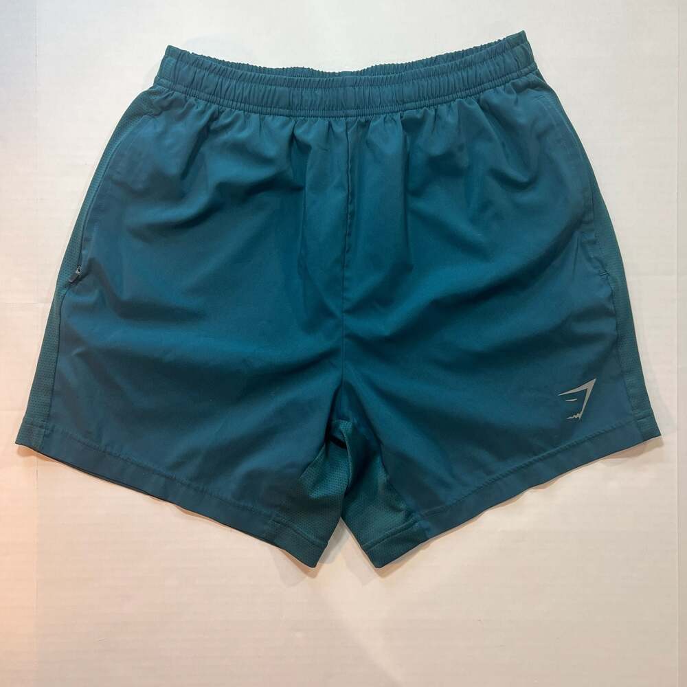 Gymshark Arrival 5 Inch Training Shorts - Atlantic Blue Medium